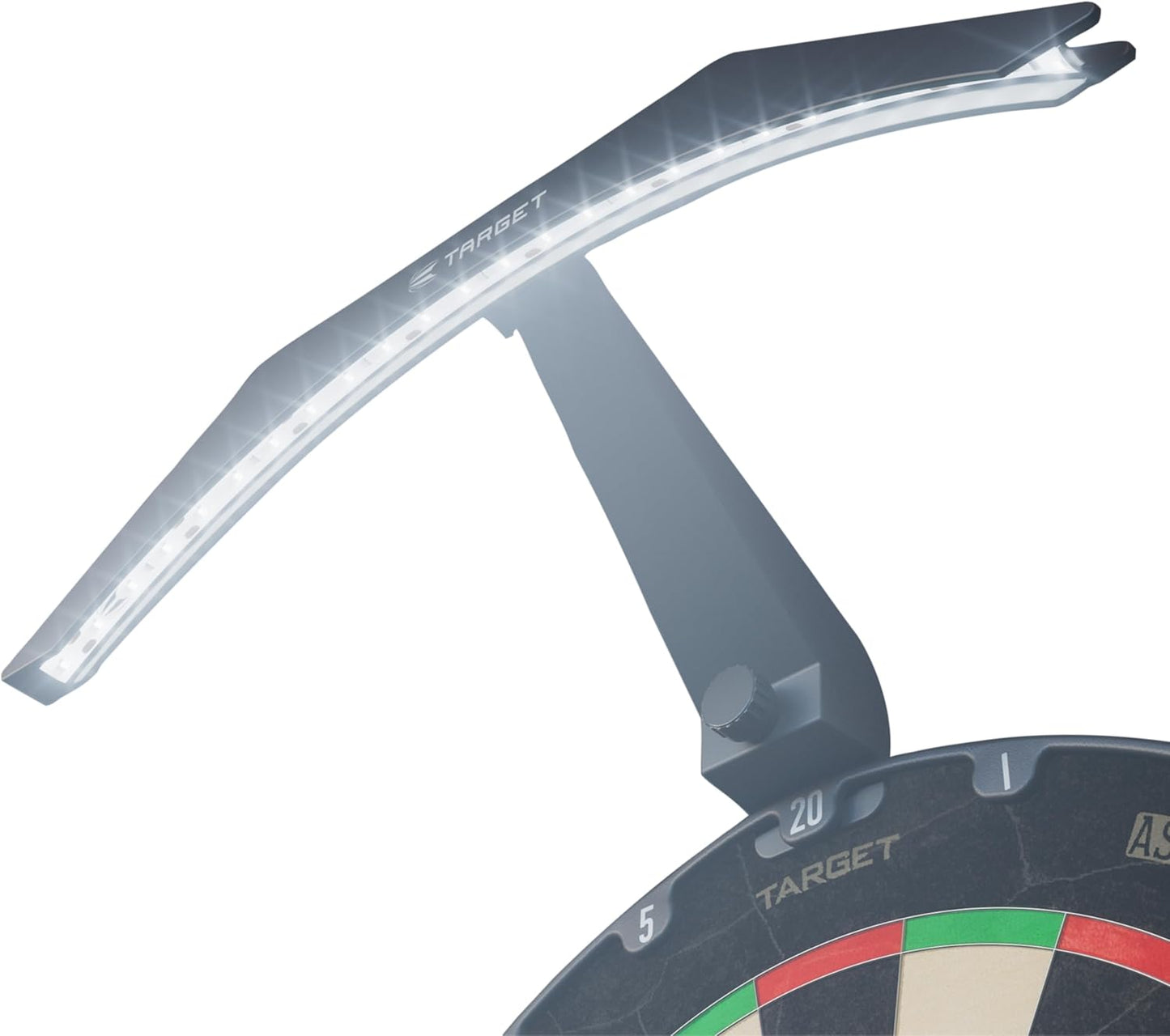 LED Dartboard Light - Bright Dart Board Lighting | Extra Long 3M Cable | Securely Fits All Dart Boards | Easy Assembly | Professional Darts Accessories